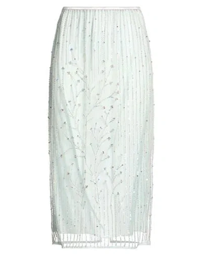 Forte Forte Forte_forte Woman Midi Skirt Sky Blue Size 1 Polyamide, Glass
