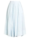Forte Forte Forte_forte Woman Midi Skirt Sky Blue Size 3 Cotton