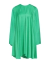 Forte Forte Forte_forte Woman Mini Dress Green Size 0 Silk, Elastane