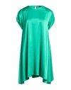 Forte Forte Forte_forte Woman Mini Dress Green Size 3 Silk, Elastane In Green