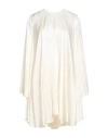 Forte Forte Forte_forte Woman Mini Dress Ivory Size 1 Silk, Elastane In White