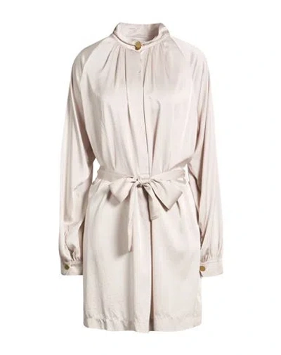 Forte Forte Forte_forte Woman Mini Dress Light Grey Size 2 Silk, Elastane In Red