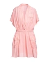 Forte Forte Forte_forte Woman Mini Dress Salmon Pink Size 2 Silk In Pink