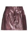 Forte Forte Forte_forte Woman Mini Skirt Garnet Size 0 Polyester, Elastane, Polyurethane In Red