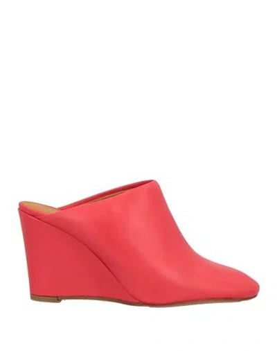 Forte Forte Forte_forte Woman Mules & Clogs Red Size 11 Leather