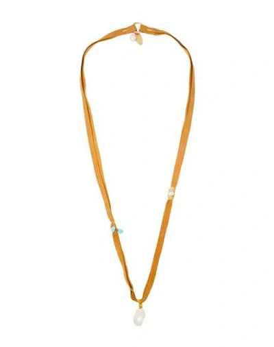 Forte Forte Forte_forte Woman Necklace Marigold Size - Textile Fibers In Multi