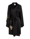 Forte Forte Forte_forte Woman Overcoat & Trench Coat Black Size 1 Silk, Elastane In Black