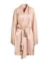 Forte Forte Forte_forte Woman Overcoat & Trench Coat Blush Size 3 Silk, Elastane In Neutral