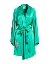 Forte Forte Forte_forte Woman Overcoat & Trench Coat Emerald Green Size 1 Silk, Elastane