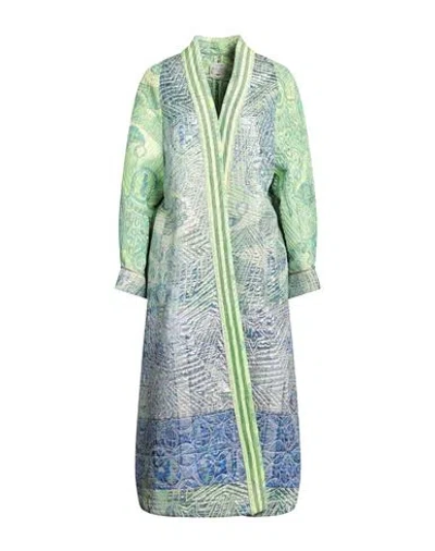 Forte Forte Forte_forte Woman Overcoat & Trench Coat Lime Green Size 1 Synthetic Fibers, Cotton, Acrylic, Viscos