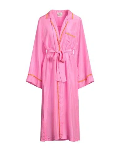 Forte Forte Forte_forte Woman Overcoat & Trench Coat Pink Size 2 Silk