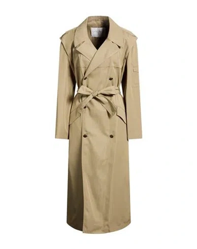 Forte Forte Forte_forte Woman Overcoat & Trench Coat Sage Green Size 2 Polyester In Neutral