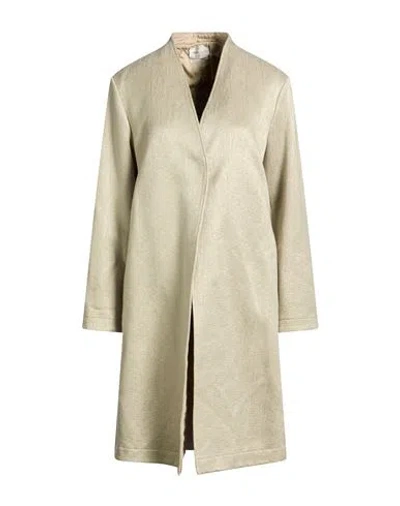 Forte Forte Forte_forte Woman Overcoat & Trench Coat Sage Green Size 2 Wool, Polyamide In White