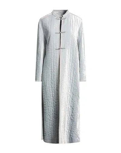 Forte Forte Forte_forte Woman Overcoat & Trench Coat Sky Blue Size 2 Viscose, Polyamide