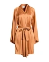 Forte Forte Forte_forte Woman Overcoat & Trench Coat Tan Size 2 Silk, Elastane In Brown