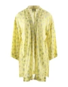 Forte Forte Forte_forte Woman Overcoat & Trench Coat Yellow Size 1 Viscose, Metallic Polyester In Yellow