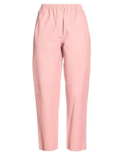 Forte Forte Forte_forte Woman Pants Antique Rose Size 2 Leather In Purple