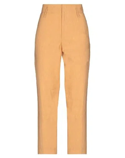 Forte Forte Forte_forte Woman Pants Apricot Size 2 Cotton, Linen In Brown