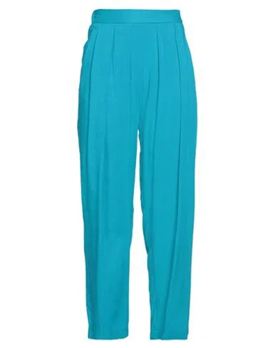 Forte Forte Forte_forte Woman Pants Azure Size 2 Viscose, Silk In Blue