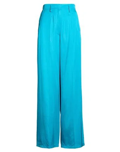 Forte Forte Forte_forte Woman Pants Azure Size 2 Viscose, Wool In Blue