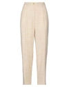 Forte Forte Forte_forte Woman Pants Beige Size 00 Linen, Cotton In Sand