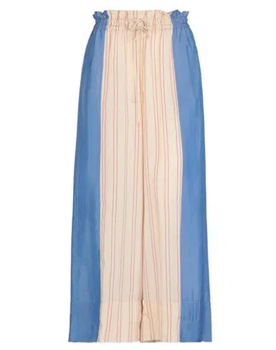 Forte Forte Forte_forte Woman Pants Beige Size 2 Viscose, Cupro, Cotton In Blue