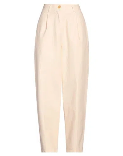 Forte Forte Forte_forte Woman Pants Beige Size 3 Cotton In Neutral