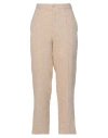 Forte Forte Forte_forte Woman Pants Beige Size 3 Linen, Cotton, Polyamide In Sand
