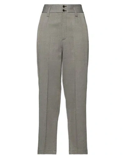 Forte Forte Forte_forte Woman Pants Black Size 2 Virgin Wool, Acrylic, Cotton In Gray