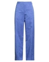 Forte Forte Forte_forte Woman Pants Blue Size 2 Cotton, Polyester In Blue