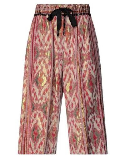 Forte Forte Forte_forte Woman Pants Brick Size 00 Viscose, Cotton, Polyester In Red