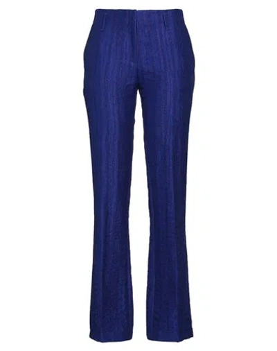 Forte Forte Forte_forte Woman Pants Bright Blue Size 2 Viscose, Polyamide, Cupro