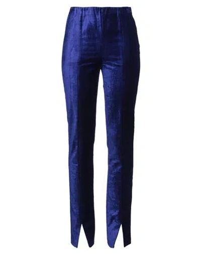 Forte Forte Forte_forte Woman Pants Bright Blue Size 4 Cotton, Viscose, Elastane