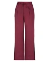 Forte Forte Forte_forte Woman Pants Burgundy Size 00 Cotton In Red