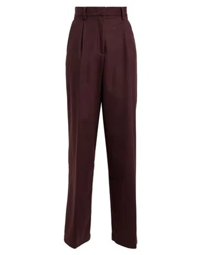 Forte Forte Forte_forte Woman Pants Burgundy Size 1 Wool, Polyamide In Multi