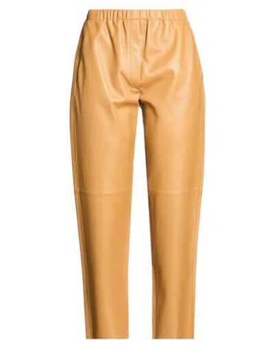 Forte Forte Forte_forte Woman Pants Camel Size 3 Leather In Brown