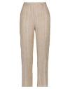 Forte Forte Forte_forte Woman Pants Camel Size 3 Linen, Cotton In Neutral