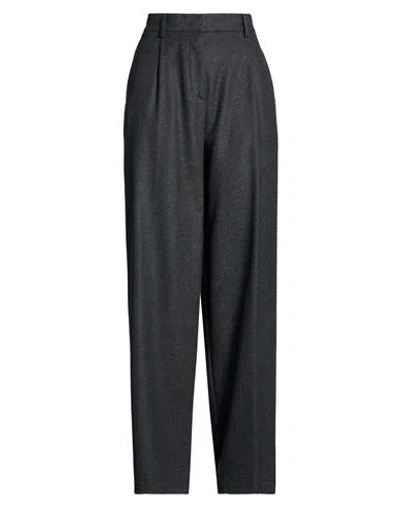 Forte Forte Forte_forte Woman Pants Charcoal Size 3 Wool, Polyamide In Black