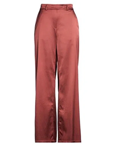 Forte Forte Forte_forte Woman Pants Chocolate Brown Size 3 Acetate, Polyamide, Elastane
