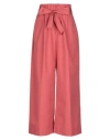 Forte Forte Forte_forte Woman Pants Coral Size 2 Cotton In Pink