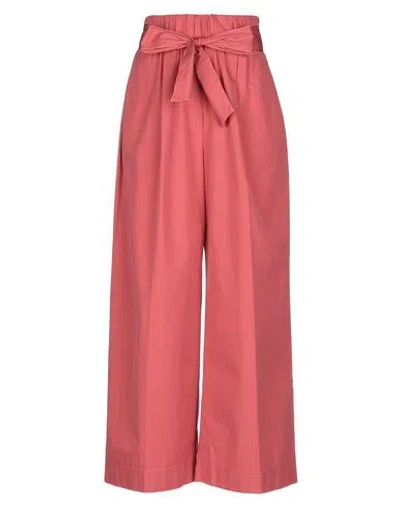 Forte Forte Forte_forte Woman Pants Coral Size 2 Cotton In Pink