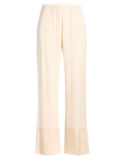 Forte Forte Forte_forte Woman Pants Cream Size 0 Acetate, Viscose In White