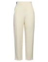 Forte Forte Forte_forte Woman Pants Cream Size 2 Cotton, Linen, Acrylic, Wool In White