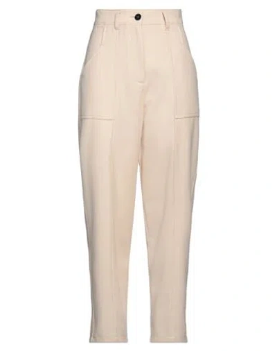 Forte Forte Forte_forte Woman Pants Cream Size 2 Wool, Polyamide In White