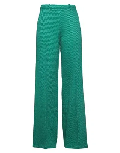 Forte Forte Forte_forte Woman Pants Emerald Green Size 2 Virgin Wool, Viscose