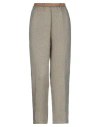 Forte Forte Forte_forte Woman Pants Gold Size 2 Linen, Viscose, Metallic Fiber, Polyester In Gray