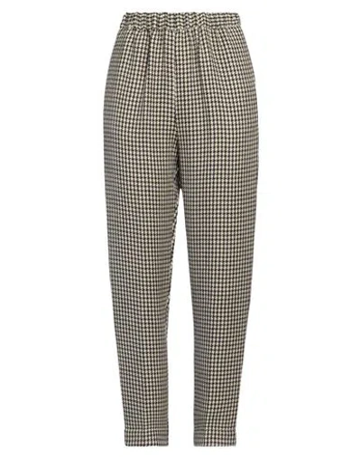 Forte Forte Forte_forte Woman Pants Ivory Size 0 Acrylic, Virgin Wool In Gray