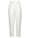 Forte Forte Forte_forte Woman Pants White Size 3 Linen, Cotton In White