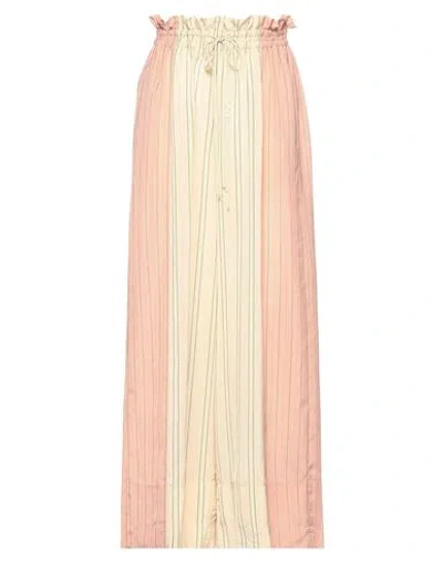 Forte Forte Forte_forte Woman Pants Ivory Size 00 Viscose, Cupro, Cotton In Multi