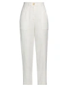 Forte Forte Forte_forte Woman Pants Ivory Size 1 Linen, Cotton, Acrylic In White